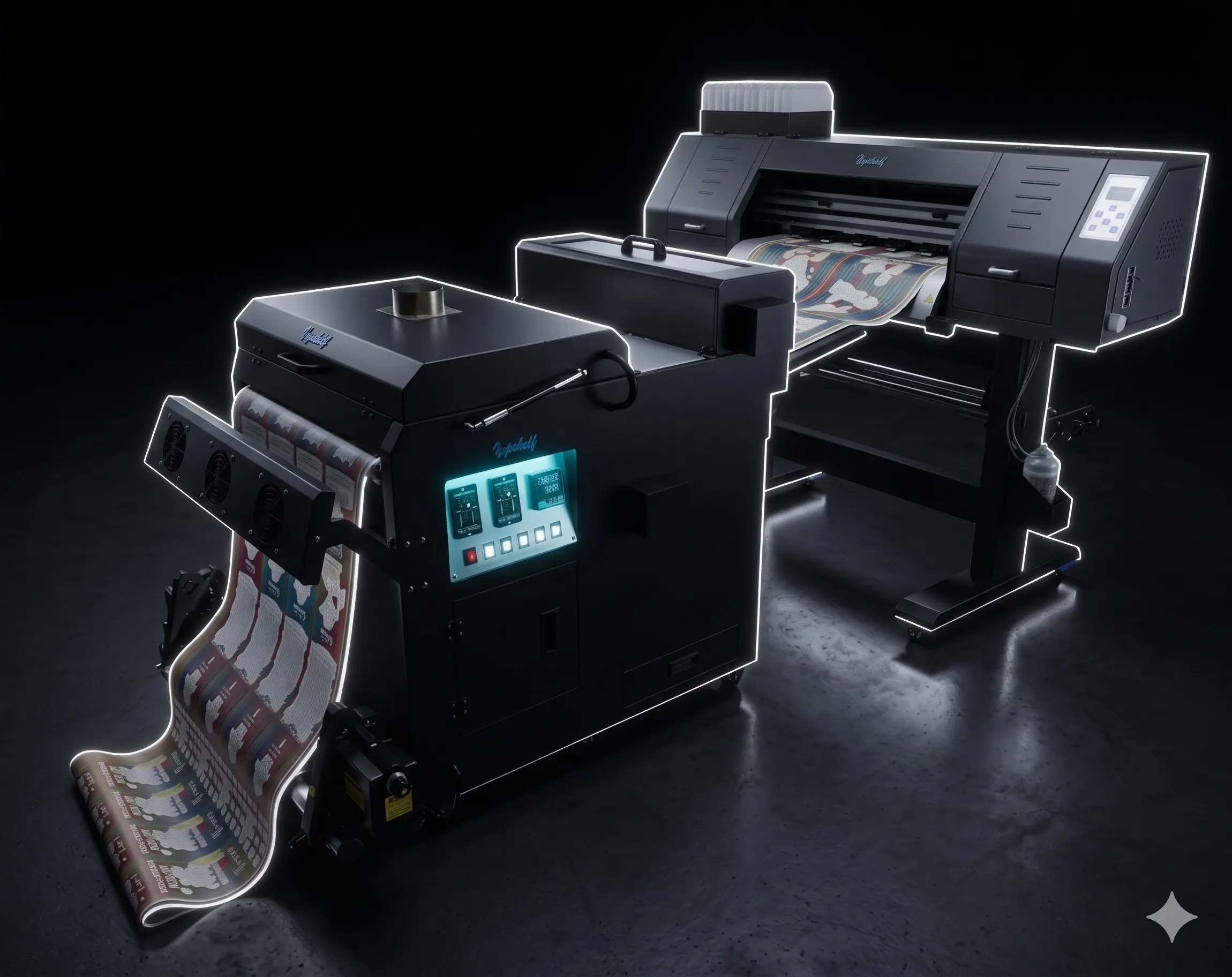 Máquina de impresión DTF profesional de alta resolución utilizada por PrintPanama en Panamá